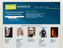 Tablet Screenshot of freeluettelo.fi
